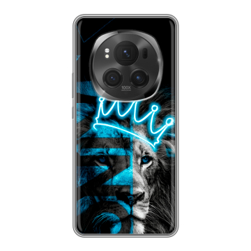 Силиконовый чехол на Honor Magic 6 Pro с принтом Король лев