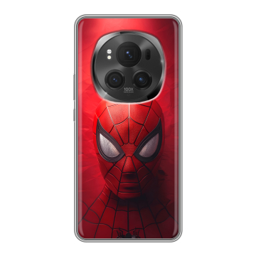 Силиконовый чехол на Honor Magic 6 Pro с принтом Spiderman Человек паук