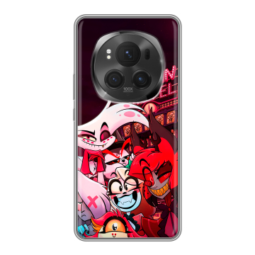 Силиконовый чехол на Honor Magic 6 Pro с принтом Hazbin Hotel Отель Хазбин Силиконовый чехол на Honor Magic 6 Pro с принтом Hazbin Hotel Отель Хазбин