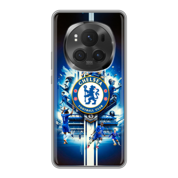 Силиконовый чехол на Honor Magic 6 Pro с принтом Chelsea Челси
