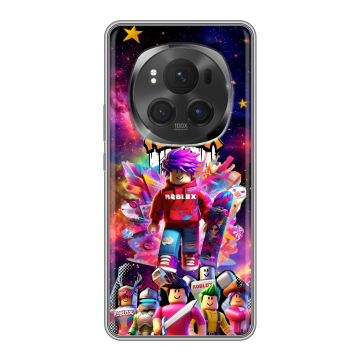 Силиконовый чехол на Honor Magic 6 Pro с принтом Roblox Роблокс Силиконовый чехол на Honor Magic 6 Pro с принтом Roblox Роблокс