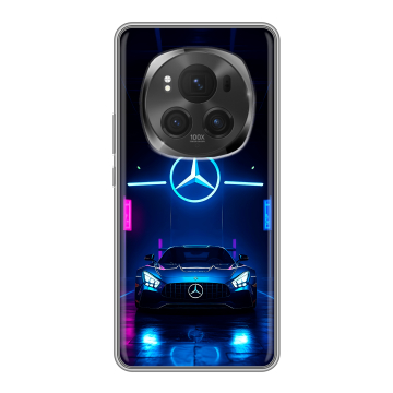 Силиконовый чехол на Honor Magic 6 Pro с принтом Mercedes Мерседес Силиконовый чехол на Honor Magic 6 Pro с принтом Mercedes Мерседес