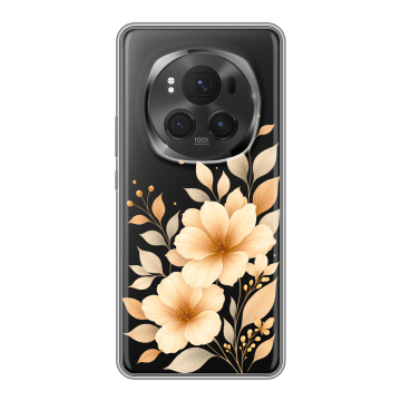 Силиконовый чехол на Honor Magic 6 Pro с принтом для девушки