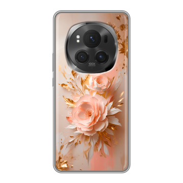 Силиконовый чехол на Honor Magic 6 Pro с принтом женский