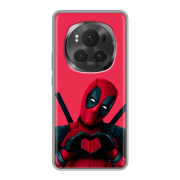 Силиконовый чехол на Honor Magic 6 Pro с принтом Дедпул Deadpool Силиконовый чехол на Honor Magic 6 Pro с принтом Дедпул Deadpool