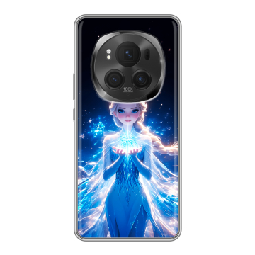 Силиконовый чехол на Honor Magic 6 Pro с принтом Холодное сердце Frozen Силиконовый чехол на Honor Magic 6 Pro с принтом Холодное сердце Frozen