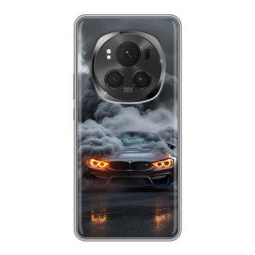 Силиконовый чехол на Honor Magic 6 Pro с принтом BMW БМВ Силиконовый чехол на Honor Magic 6 Pro с принтом BMW БМВ