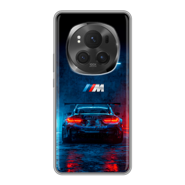 Силиконовый чехол на Honor Magic 6 Pro с принтом BMW БМВ Силиконовый чехол на Honor Magic 6 Pro с принтом BMW БМВ