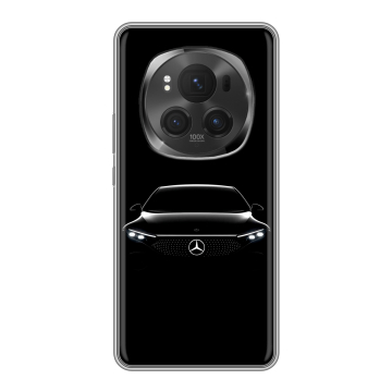 Силиконовый чехол на Honor Magic 6 Pro с принтом Mercedes Мерседес