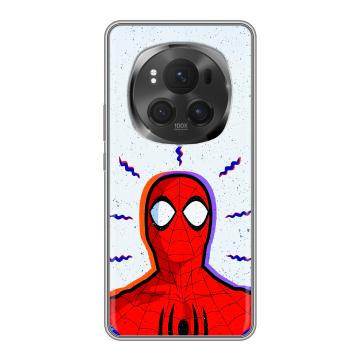Силиконовый чехол на Honor Magic 6 Pro с принтом Spiderman Человек паук