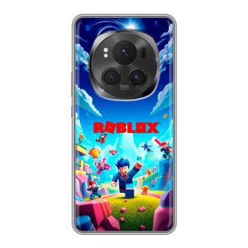 Силиконовый чехол на Honor Magic 6 Pro с принтом Roblox Роблокс Силиконовый чехол на Honor Magic 6 Pro с принтом Roblox Роблокс