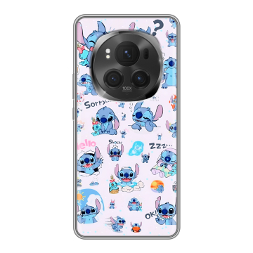 Силиконовый чехол на Honor Magic 6 Pro с принтом Лило и Стич Силиконовый чехол на Honor Magic 6 Pro с принтом Лило и Стич