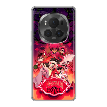 Силиконовый чехол на Honor Magic 6 Pro с принтом Hazbin Hotel Отель Хазбин Силиконовый чехол на Honor Magic 6 Pro с принтом Hazbin Hotel Отель Хазбин