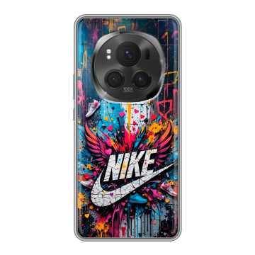 Силиконовый чехол на Honor Magic 6 Pro с принтом Nike Найк Силиконовый чехол на Honor Magic 6 Pro с принтом Nike Найк