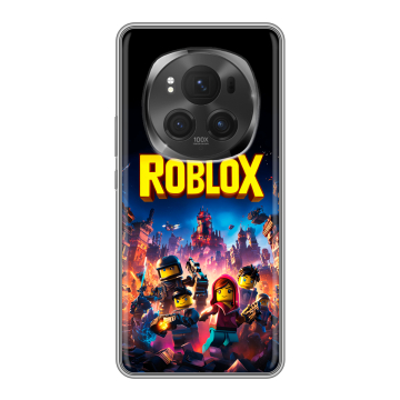Силиконовый чехол на Honor Magic 6 Pro с принтом Roblox Роблокс Силиконовый чехол на Honor Magic 6 Pro с принтом Roblox Роблокс