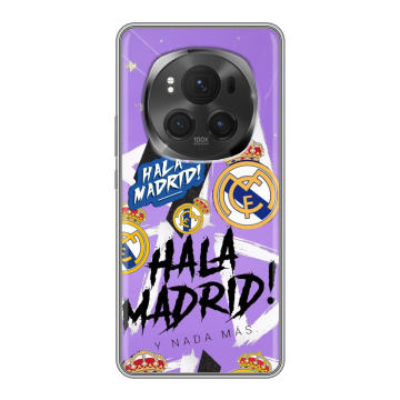 Силиконовый чехол на Honor Magic 6 Pro с принтом Real Madrid Реал Мадрид Силиконовый чехол на Honor Magic 6 Pro с принтом Real Madrid Реал Мадрид