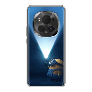 Силиконовый чехол на Honor Magic 6 Pro с принтом Миньоны Силиконовый чехол на Honor Magic 6 Pro с принтом Миньоны
