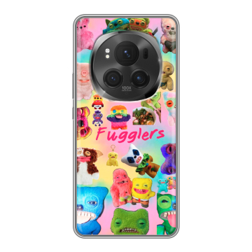 Силиконовый чехол на Honor Magic 6 Pro с принтом Флагер Fuggler