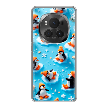 Силиконовый чехол на Honor Magic 6 Pro с принтом Новый год