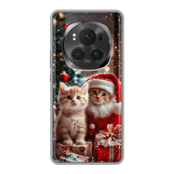 Силиконовый чехол на Honor Magic 6 Pro с принтом Новый год