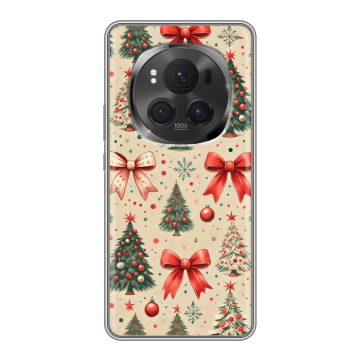 Силиконовый чехол на Honor Magic 6 Pro с принтом Новый год