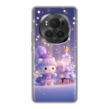 Силиконовый чехол на Honor Magic 6 Pro с принтом Новый год
