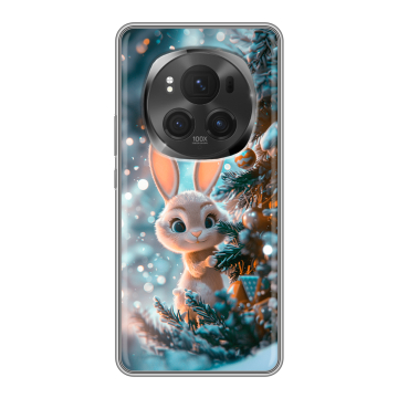 Силиконовый чехол на Honor Magic 6 Pro с принтом Новый год