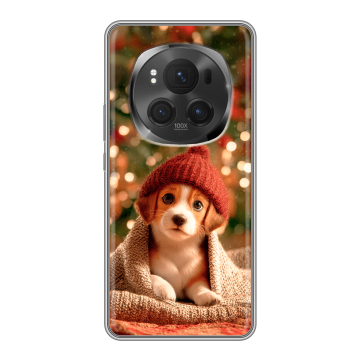 Силиконовый чехол на Honor Magic 6 Pro с принтом Новый год