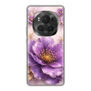 Силиконовый чехол на Honor Magic 6 Pro с принтом женский