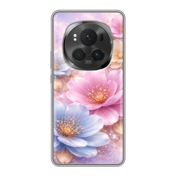 Силиконовый чехол на Honor Magic 6 Pro с принтом женский
