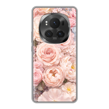 Силиконовый чехол на Honor Magic 6 Pro с принтом женский