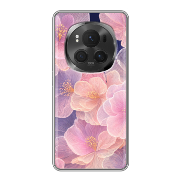 Силиконовый чехол на Honor Magic 6 Pro с принтом женский