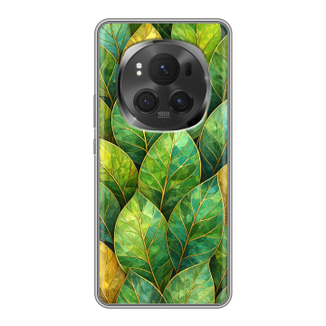 Силиконовый чехол на Honor Magic 6 Pro с принтом женский
