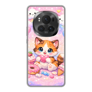 Силиконовый чехол на Honor Magic 6 Pro с принтом для девочек Силиконовый чехол на Honor Magic 6 Pro с принтом для девочек