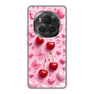 Силиконовый чехол на Honor Magic 6 Pro с принтом для девочек Силиконовый чехол на Honor Magic 6 Pro с принтом для девочек