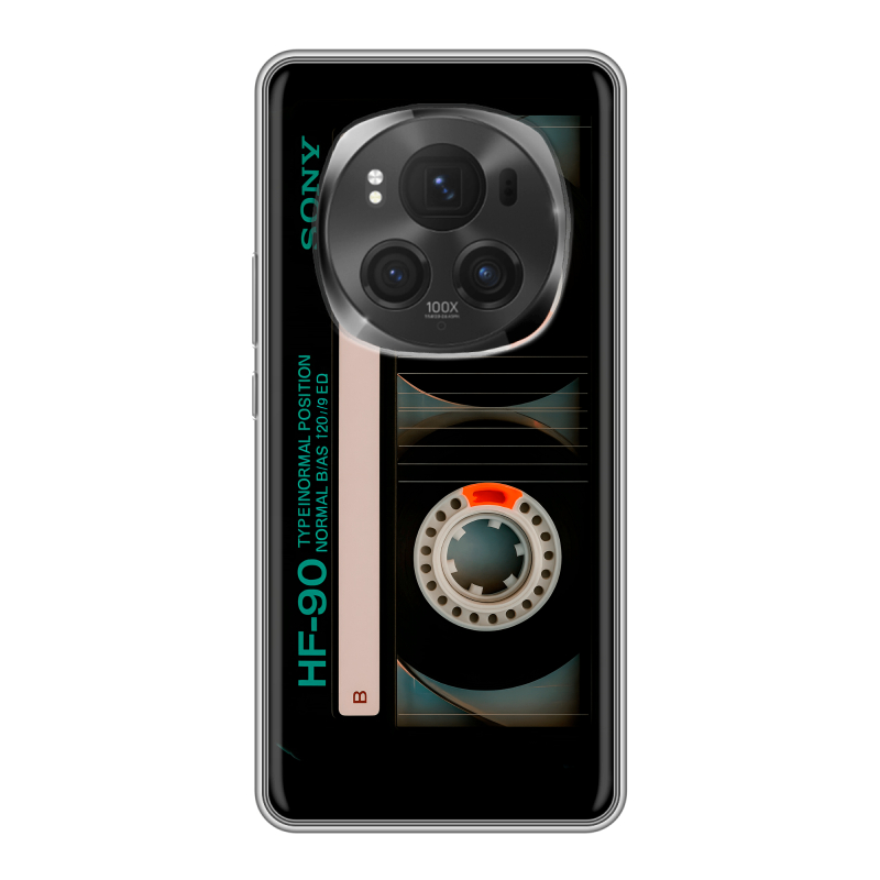 Силиконовый чехол на Honor Magic 6 Pro с принтом Кассета Силиконовый чехол на Honor Magic 6 Pro с принтом Кассета