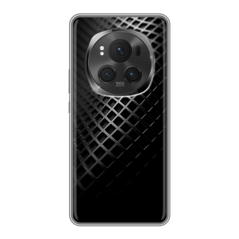 Силиконовый чехол на Honor Magic 6 Pro с принтом Текстура металла Силиконовый чехол на Honor Magic 6 Pro с принтом Текстура металла