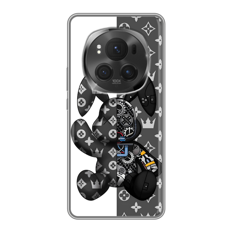 Силиконовый чехол на Honor Magic 6 Pro с принтом Луи робот Силиконовый чехол на Honor Magic 6 Pro с принтом Луи робот