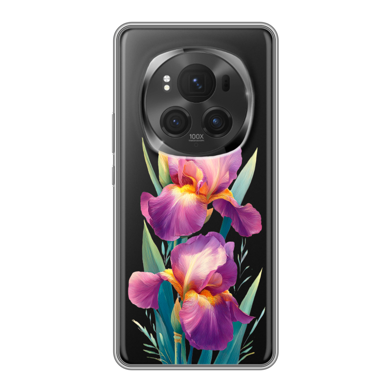 Силиконовый чехол на Honor Magic 6 Pro с принтом Цветы орхидеи Силиконовый чехол на Honor Magic 6 Pro с принтом Цветы орхидеи