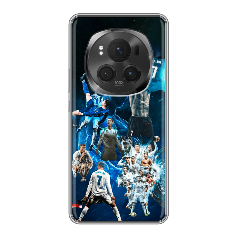 Силиконовый чехол на Honor Magic 6 Pro с принтом Реал Роналдо Силиконовый чехол на Honor Magic 6 Pro с принтом Реал Роналдо