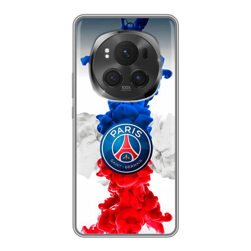 Силиконовый чехол на Honor Magic 6 Pro с принтом PSG ПСЖ Силиконовый чехол на Honor Magic 6 Pro с принтом PSG ПСЖ