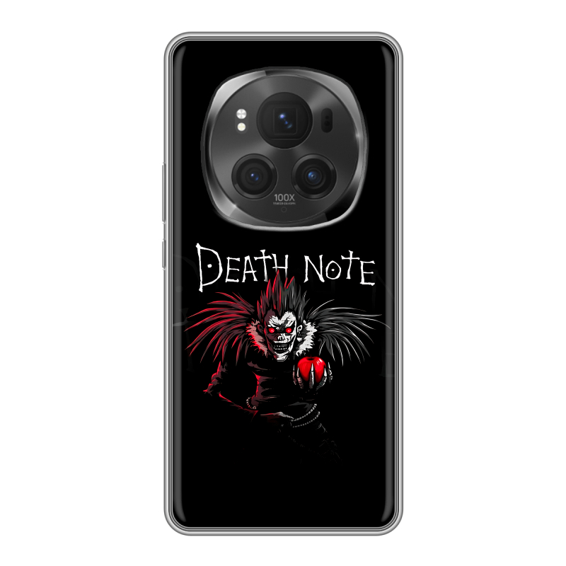Силиконовый чехол на Honor Magic 6 Pro с принтом Death note Тетрадь смерти Силиконовый чехол на Honor Magic 6 Pro с принтом Death note Тетрадь смерти