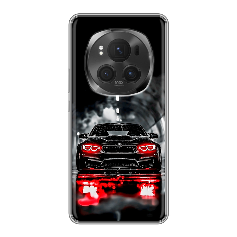 Силиконовый чехол на Honor Magic 6 Pro с принтом BMW БМВ Силиконовый чехол на Honor Magic 6 Pro с принтом BMW БМВ