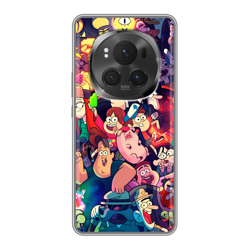 Силиконовый чехол на Honor Magic 6 Pro с принтом Gravity Falls Гравити Фолз Силиконовый чехол на Honor Magic 6 Pro с принтом Gravity Falls Гравити Фолз