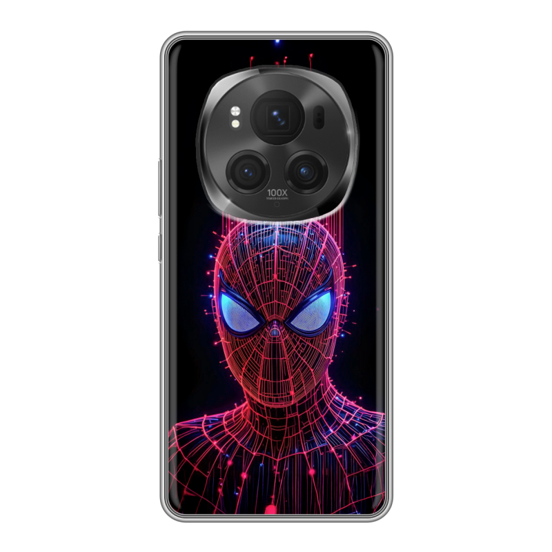 Силиконовый чехол на Honor Magic 6 Pro с принтом Spiderman Человек паук Силиконовый чехол на Honor Magic 6 Pro с принтом Spiderman Человек паук