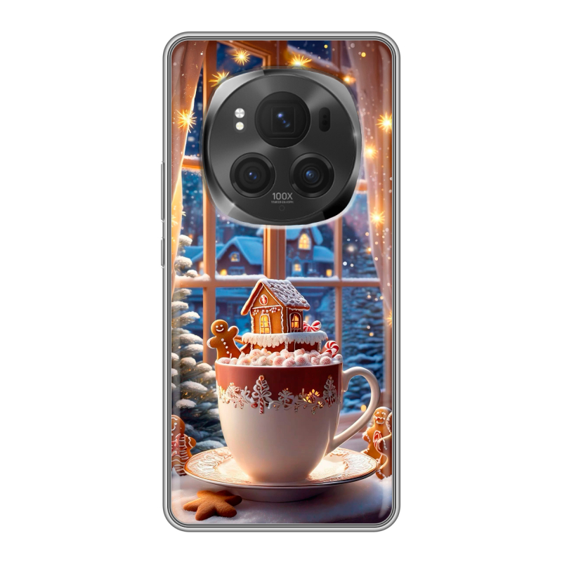 Силиконовый чехол на Honor Magic 6 Pro с принтом Новый год Силиконовый чехол на Honor Magic 6 Pro с принтом Новый год