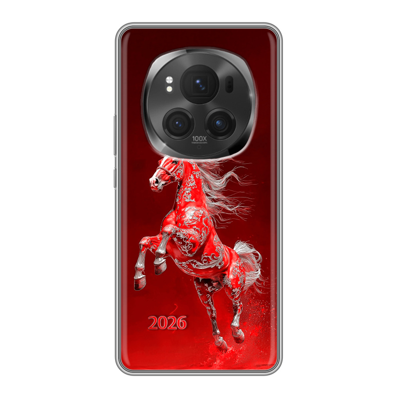 Силиконовый чехол на Honor Magic 6 Pro с принтом Новый год Силиконовый чехол на Honor Magic 6 Pro с принтом Новый год