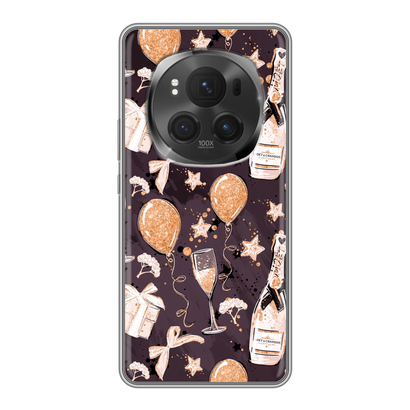 Силиконовый чехол на Honor Magic 6 Pro с принтом Новый год Силиконовый чехол на Honor Magic 6 Pro с принтом Новый год