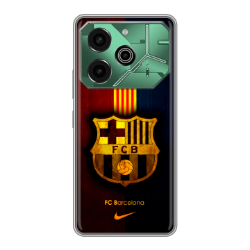 Силиконовый чехол на Tecno Pova 6 Pro 5G с принтом Барселона Barcelona Силиконовый чехол на Tecno Pova 6 Pro 5G с принтом Барселона Barcelona