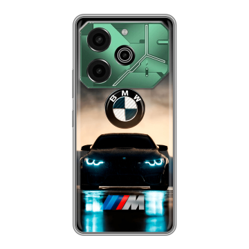 Силиконовый чехол на Tecno Pova 6 Pro 5G с принтом БМВ BMW